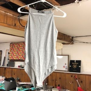 Grey bodysuit